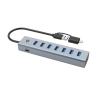 Hub conceptronic hubbies21g usb 3.0 - usb tipo c 7 en 1
