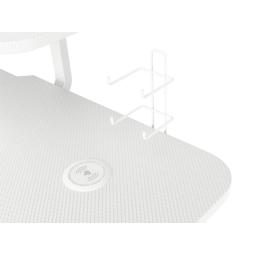 Mesa gaming genesis holm 320 rgb blanca carbono