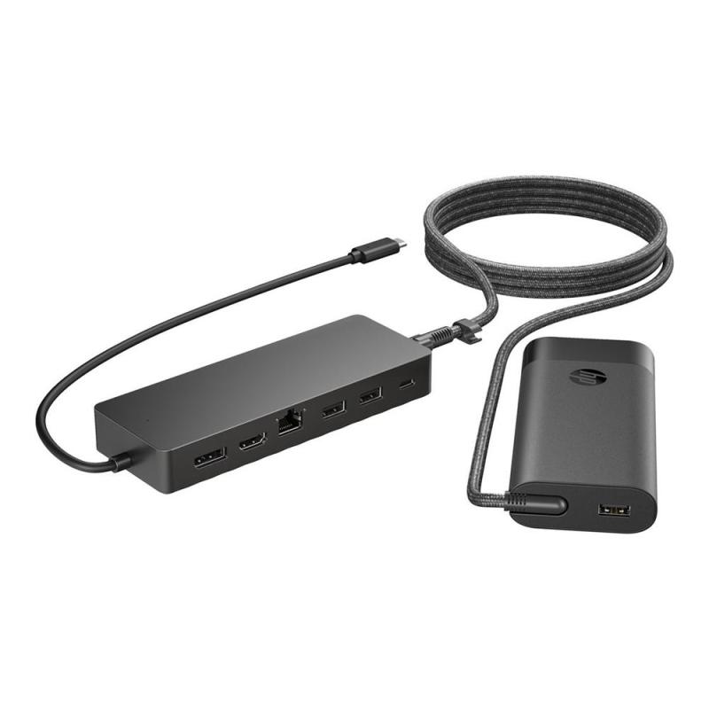 Combo cargador + hub hp usb tipo c 6 en 1