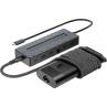 Combo cargador + hub hp usb tipo c 6 en 1