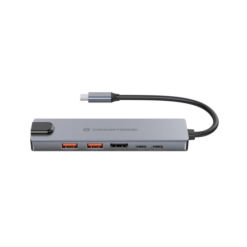 Docking station conceptronic donn29g usb tipo c 6 en 1