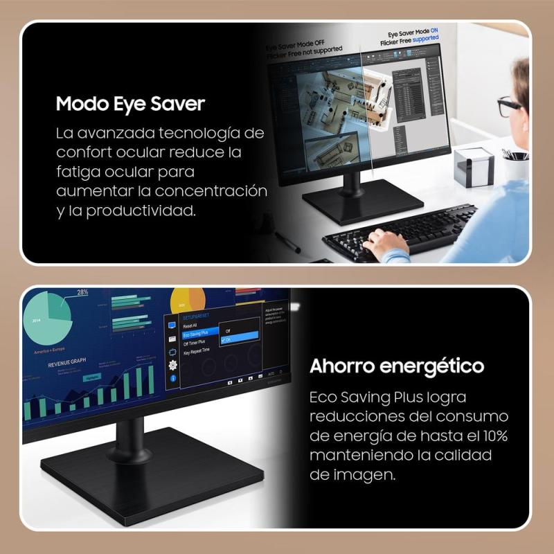 Monitor samsung ls24d304gauxen 24 pulgadas fhd 100hz