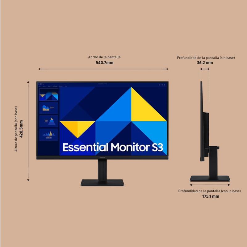 Monitor samsung ls24d304gauxen 24 pulgadas fhd 100hz