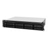 Servidor nas synology rs1221+ 8 bahias 2u rack gigabit ethernet