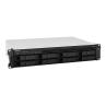Servidor nas synology rs1221+ 8 bahias 2u rack gigabit ethernet