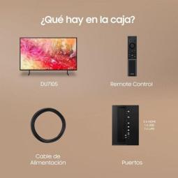 Tv samsung 65 pulgadas led 4k - tu65du7105 - smart tv