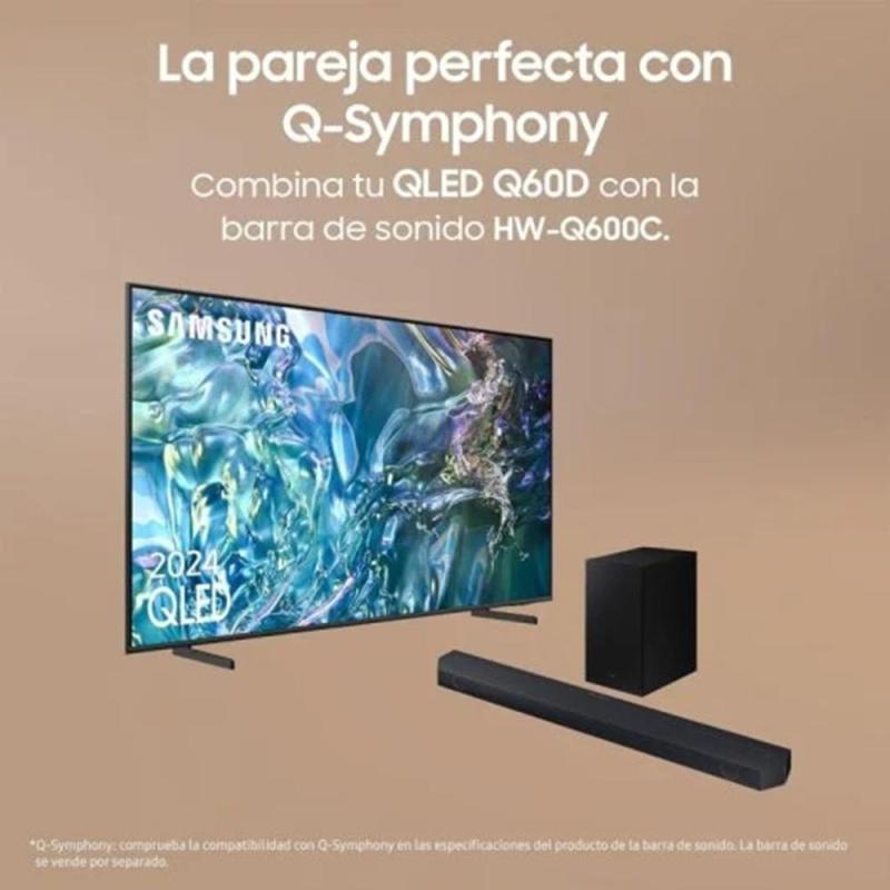 Tv samsung 43 pulgadas qled 4k - tq43q60d - smart tv