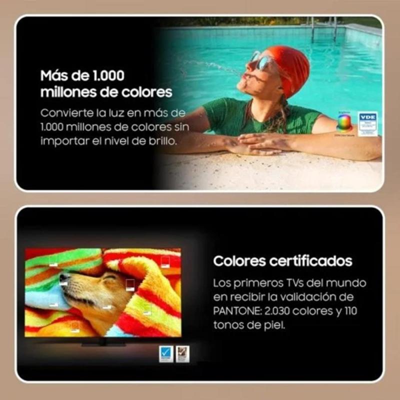 Tv samsung 43 pulgadas qled 4k - tq43q60d - smart tv