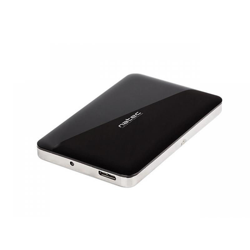 Caja externa natec oyster 2 disco duro 25pulgadaspulgadas usb 3.0 sata negra - Imagen 1