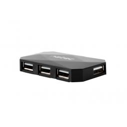 Hub natec locust 4 puertos usb 2.0 negro - Imagen 1