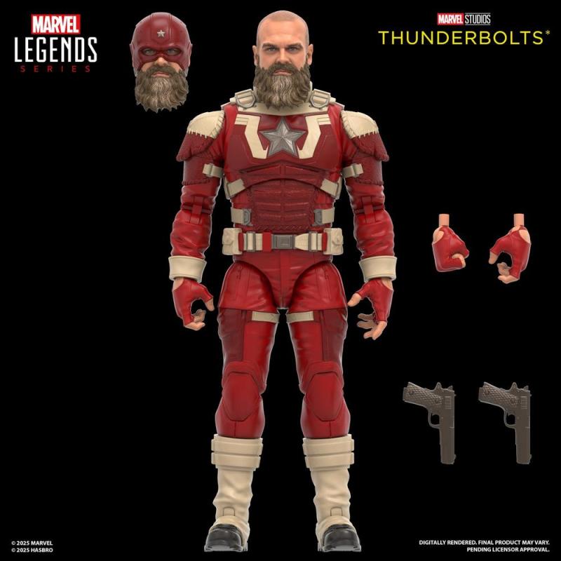 Figura hasbro marvel studios thunderbolts marvel legends series yelena belova & red guardian 15cm