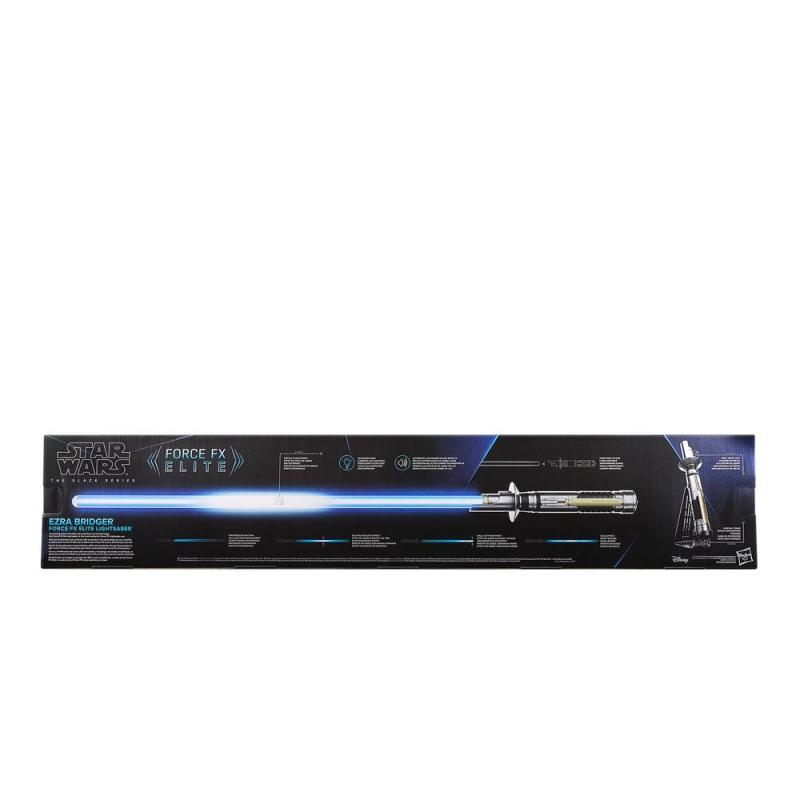 Replica hasbro star wars black series force fx elite ezra bridger sable laser
