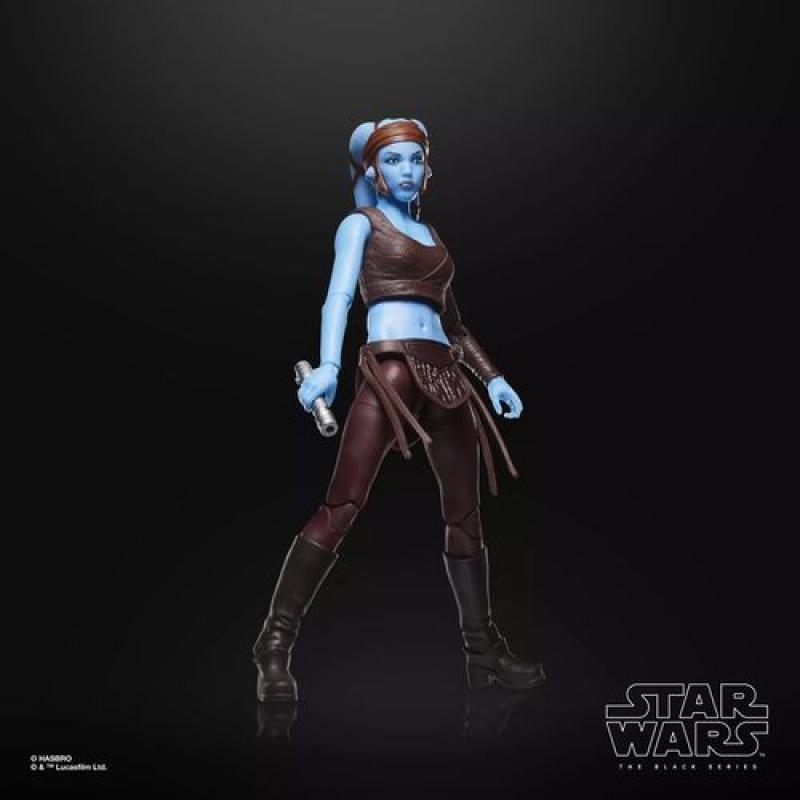 Figura hasbro star wars revenge of the sith black series ayla secura 15cm