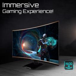 Monitor curvo gaming gigabyte gs32qca 31.5 pulgadas qhd 180hz