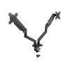 Soporte mesa tooq hasta 34 pulgadas vesa 100 x 100 max 10kg brazo doble