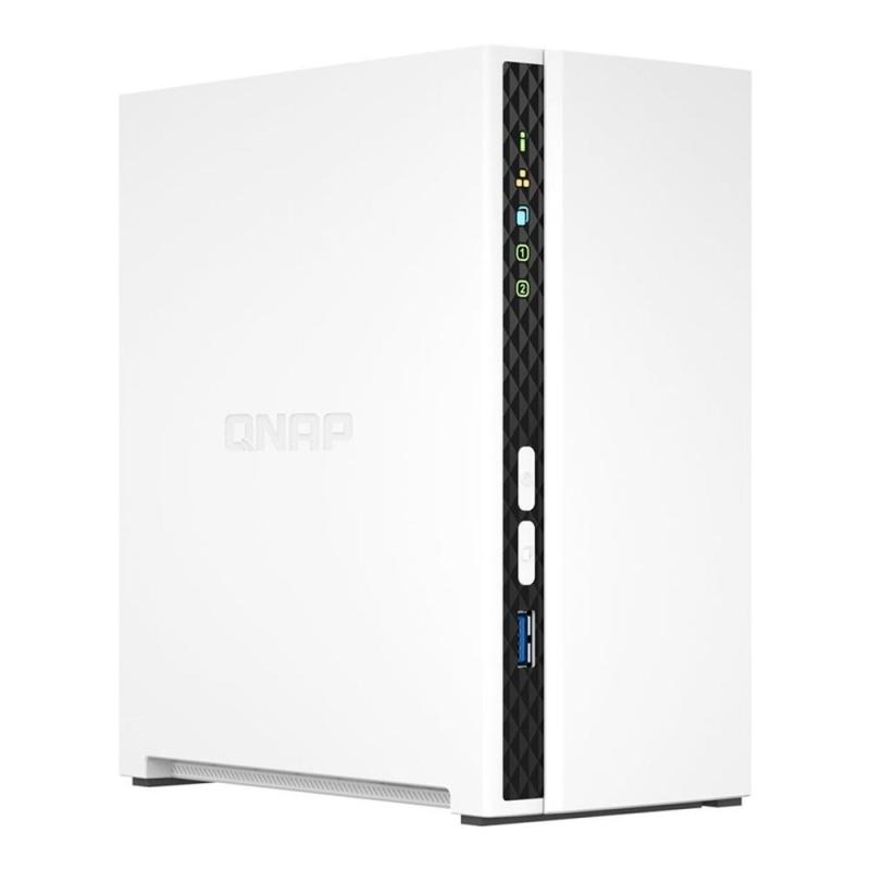 Servidor nas qnap k - ts - 233+2xmn10ada400es 2 bahias 2gb gigabit ethernet