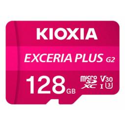 Tarjeta micro sd kioxia 128gb exceria plus g2 w - adaptador