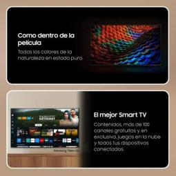 Tv samsung 55 pulgadas led crystal 4k - tu55du7105k - smart tv