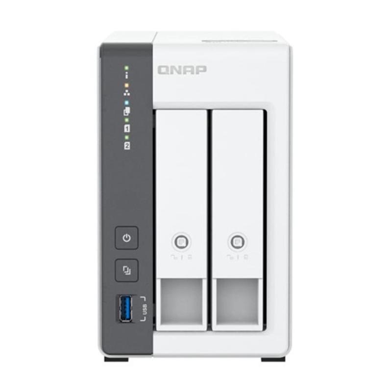 Servidor nas qnap k - ts - 216g+2xmn10ada400es 2 bahias 4gb gigabit ethernet