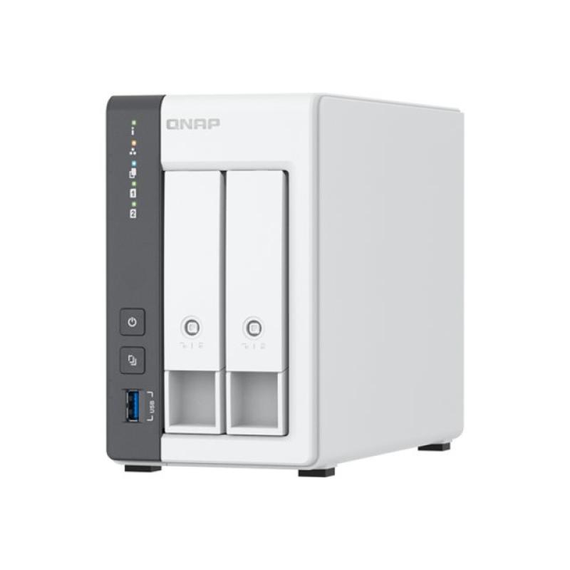 Servidor nas qnap k - ts - 216g+2xmn10ada400es 2 bahias 4gb gigabit ethernet