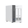 Servidor nas qnap k - ts - 216g+2xmn10ada400es 2 bahias 4gb gigabit ethernet