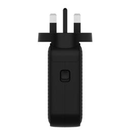 Cargador de pared ingles hyper 3 x usb tipo c 1 x usb tipo a negro