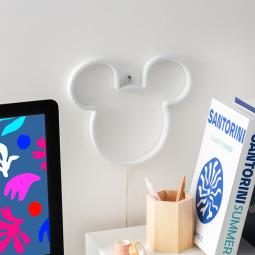 Luz neón paladone mickey mouse