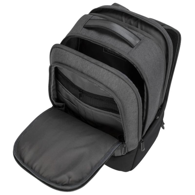 Mochila targus cypress hero backpack ecosmart para portatil 15.6 pulgadas gris