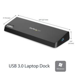 Docking station startech usb3dockhdpc 9 en 1