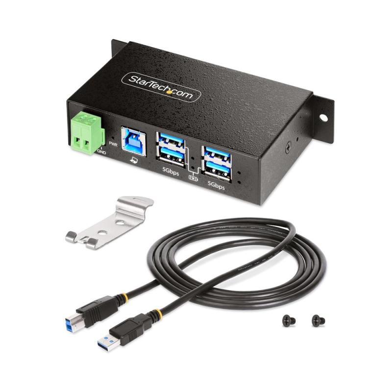 Hub usb startech 5g4aindrm - usb - a - hub 4 puertos