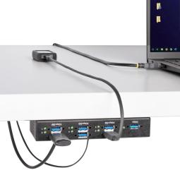 Hub usb startech 5g7aindrm - usb - a - hub 7 puertos