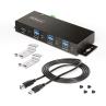 Hub usb startech 5g7aindrm - usb - a - hub 7 puertos