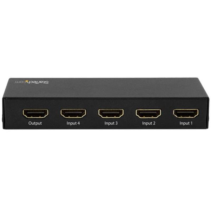 Switch hdmi 4k startech vs421hd20 4 puertos