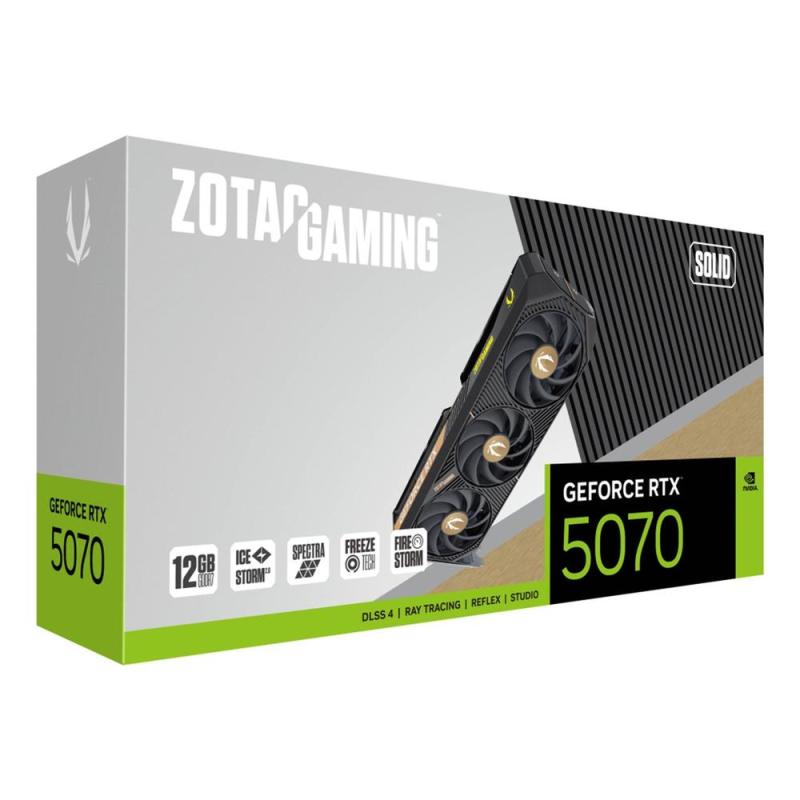 Tarjeta grafica zotac rtx 5070 solid 12gb gddr7