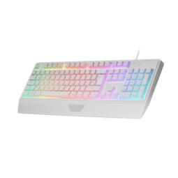 Teclado mars gaming mk124 blanco