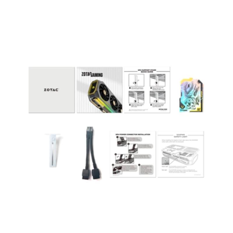 Tarjeta grafica zotac rtx 5070 amp 12gb gddr7 white