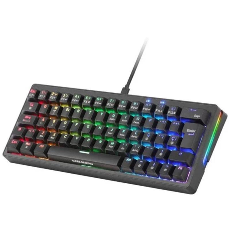 Teclado mars gaming mkminipro rgb negro