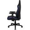 Silla gaming aerocool crown negra - azul