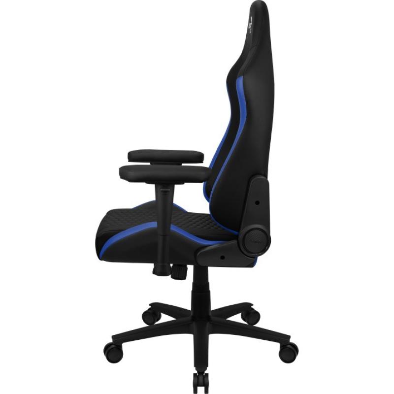 Silla gaming aerocool crown negra - azul