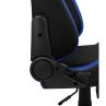 Silla gaming aerocool crown negra - azul