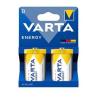 Blister pilas varta alcalinas energy lr20 d - 2 pilas