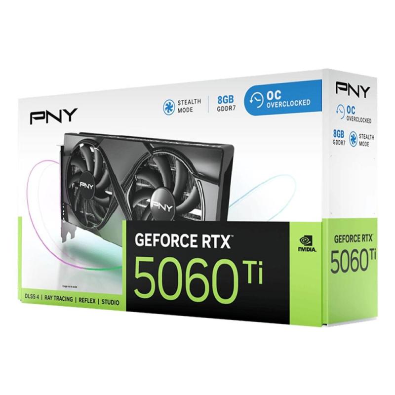 Tarjeta grafica pny rtx 5060 ti 8gb gddr7 oc
