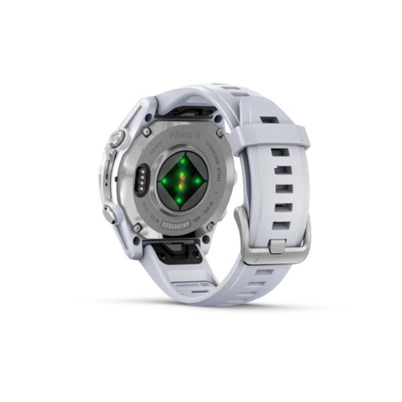 Smartwatch garmin fenix 8 amoled 43mm acero blanco
