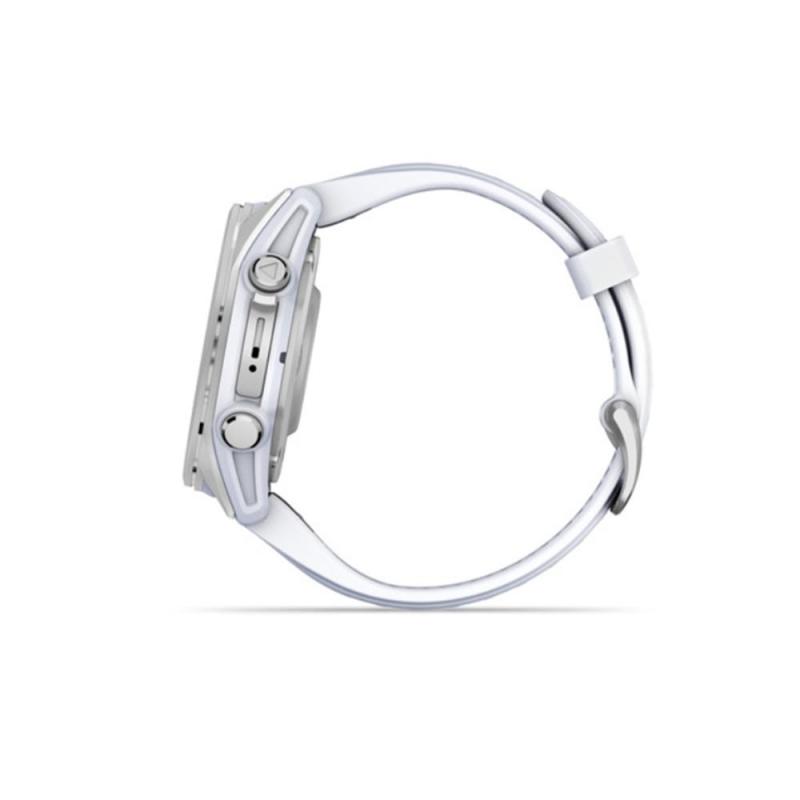 Smartwatch garmin fenix 8 amoled 43mm acero blanco