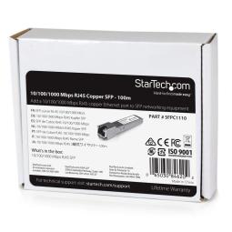 Modulo transceptor startech sfpc1110 rj45 cat6