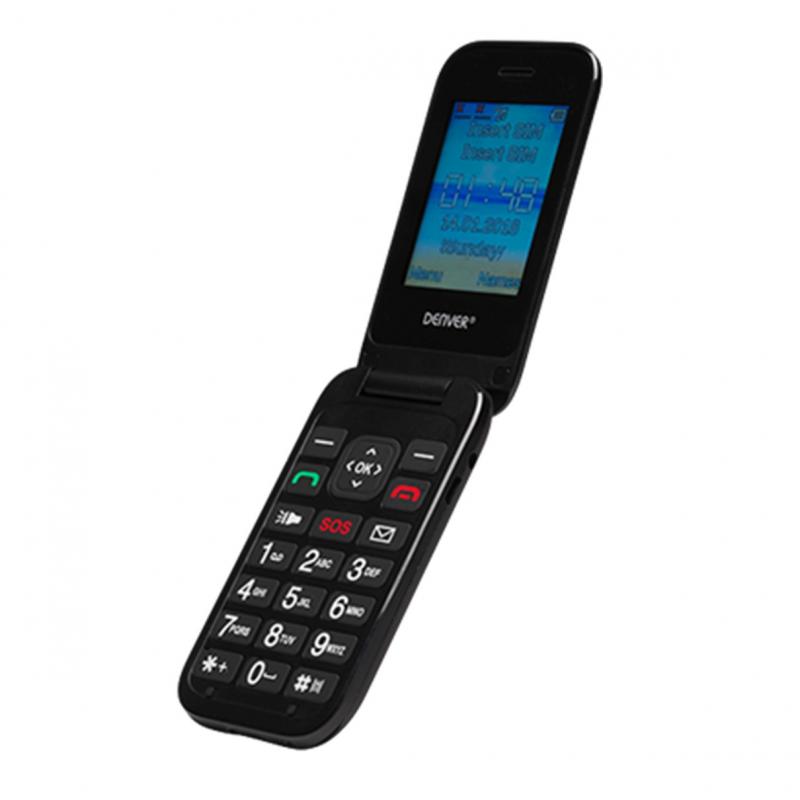 Telefono movil denver 24pulgadas - sms - dual band - dual sim - camara - boton sos - para mayores - Imagen 1