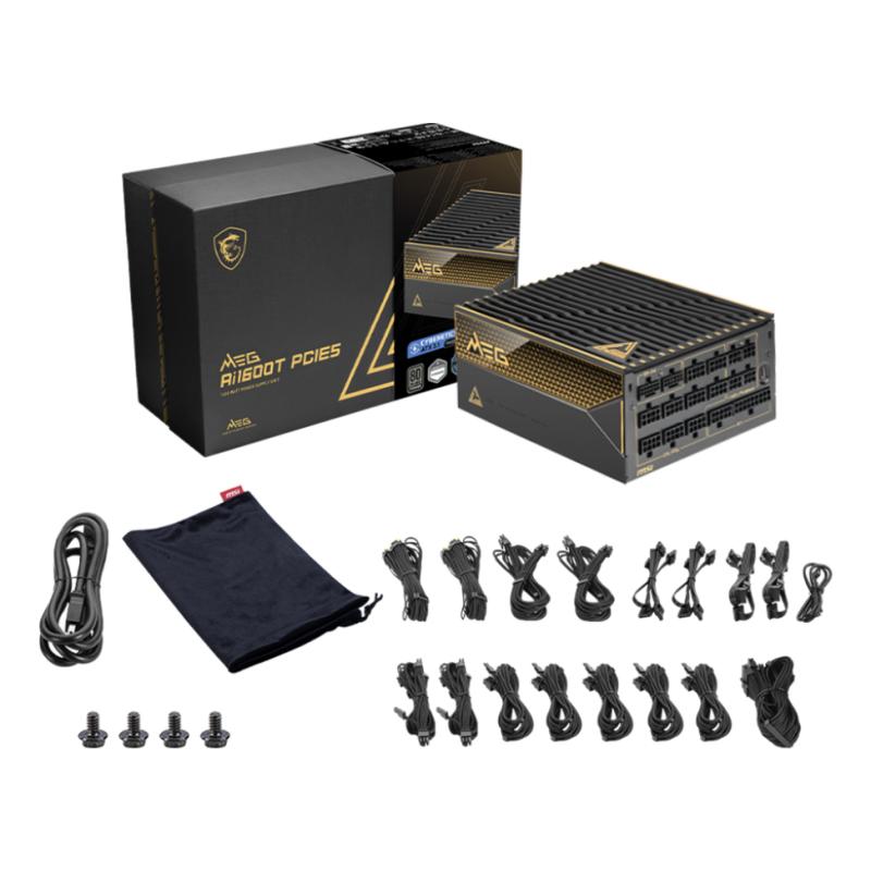 Fuente alimentacion msi meg ai1600t gaming atx 1600w