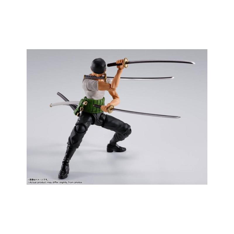 Roronoa zoro - romance dawn - fig. 15 cm one piece sh figuarts re - run