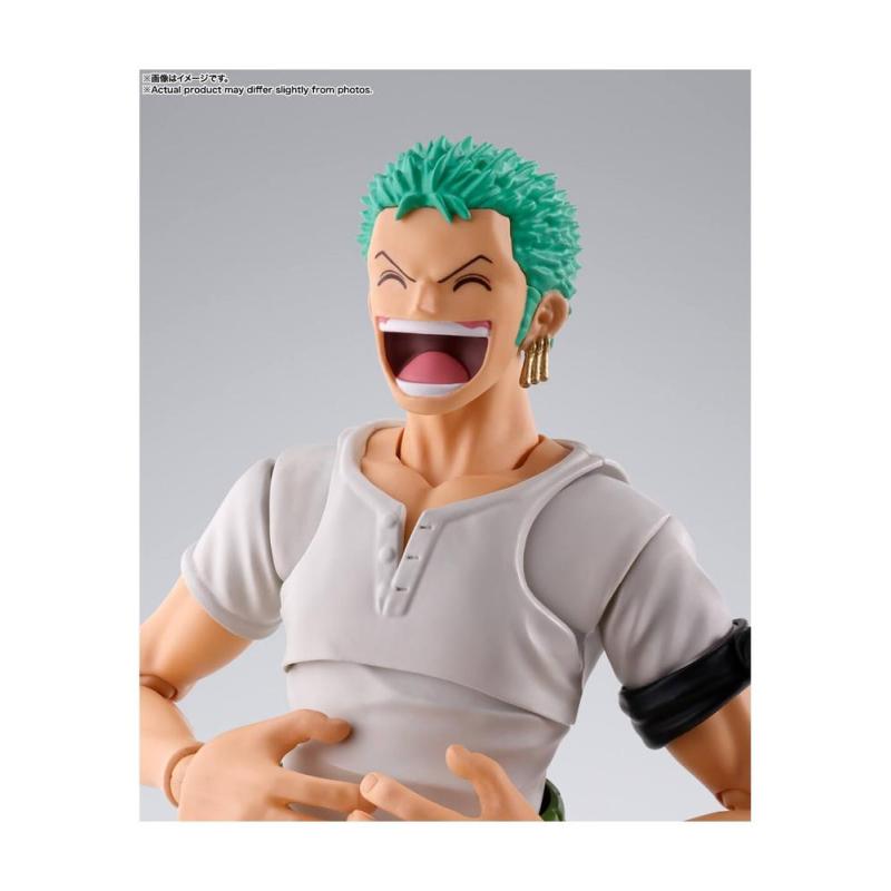 Roronoa zoro - romance dawn - fig. 15 cm one piece sh figuarts re - run