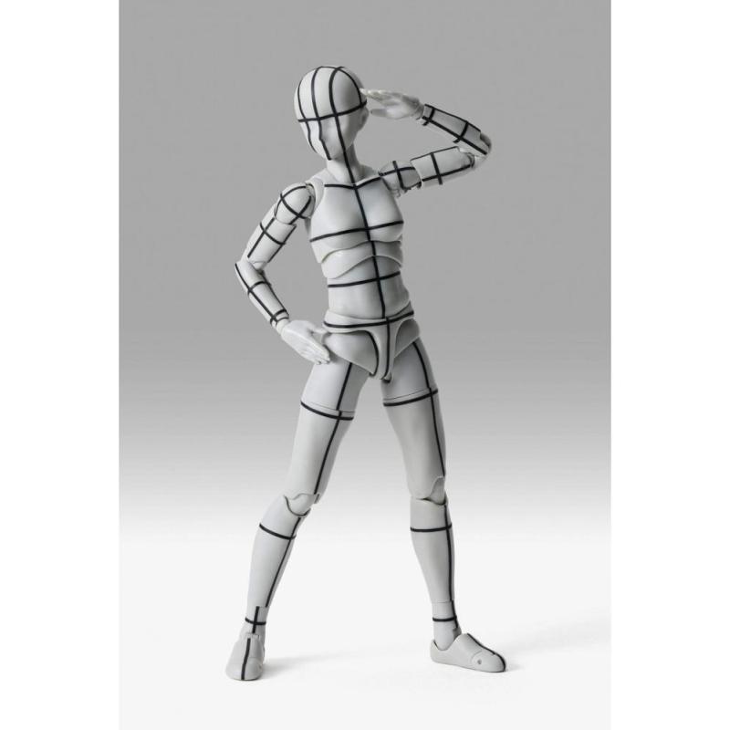 Body chan - sports edition wire frame - (gray color ver.) fig. 13 -5 cm body kun - body chan